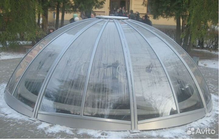 Стеклянный купол панорамный
