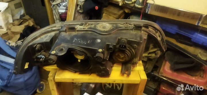 Фара бмв Е39 левая/ ресничка фары бмв левая б/у