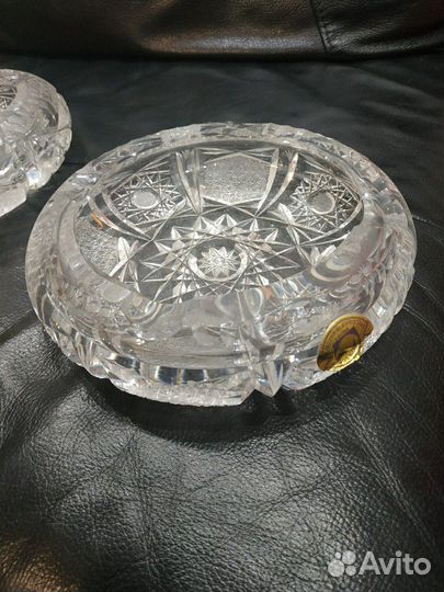 Пепельница хрустальная гдр
