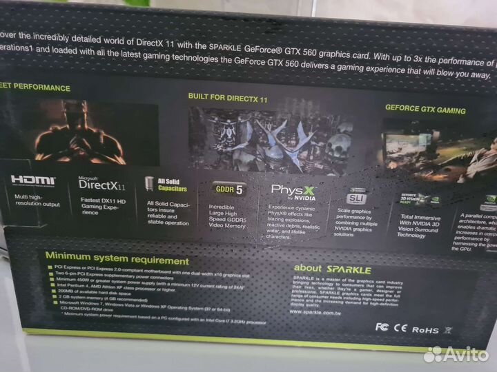 Видеокарта GTX 560