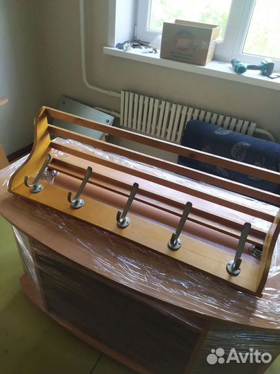 Вешалка настенная в прихожую СССР ретро винтаж