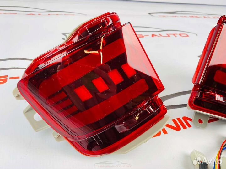 Катафоты в задний бампер Toyota LC 200 тюнинг G482