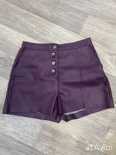 Шорты кожанные 44