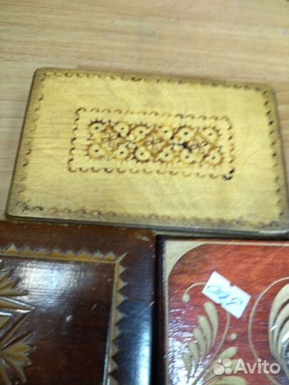 Шкатулки деревянные СССР