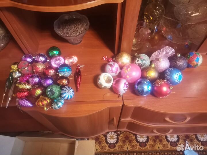 Елочные игр-ки из ссср(Звезда Снегурка Дед Мороз)