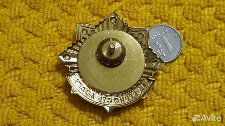 Большой знак За верность долгу вмф