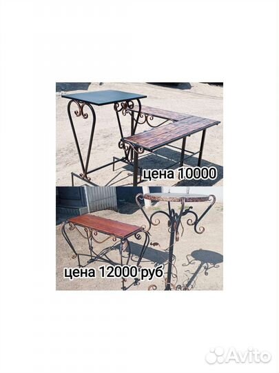 Оградки на кладбище,столики и лавки