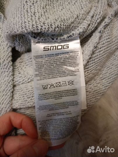 Джемпер slim FIT smog