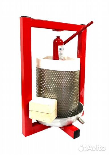 Пресс-соковыжималка гидравлический с домкратом 13л