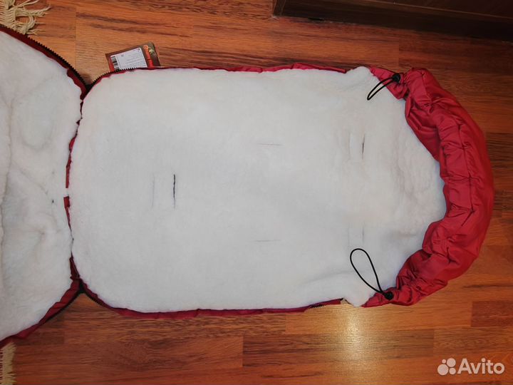 Конверт в коляску меховой