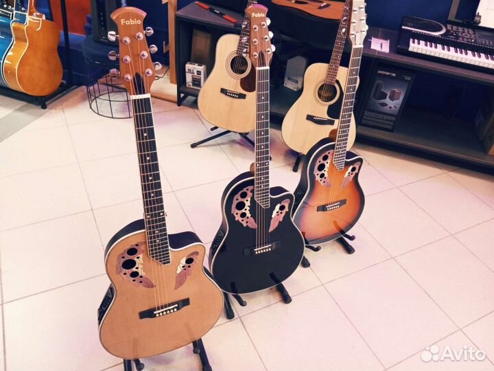 Электро акустическая гитара Fabio