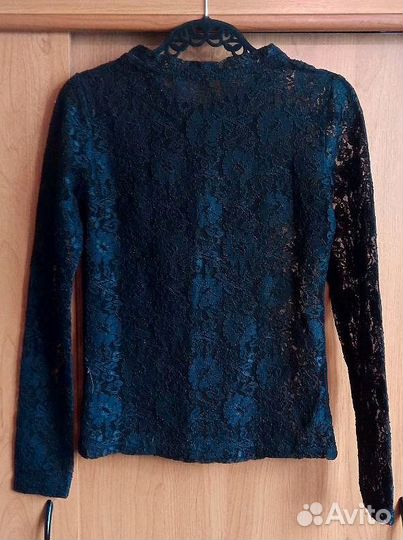 Кружевная водолазка Страдивариус