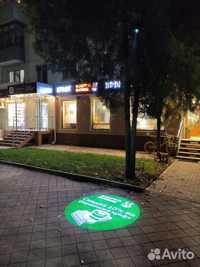 Рекламный гобо проектор