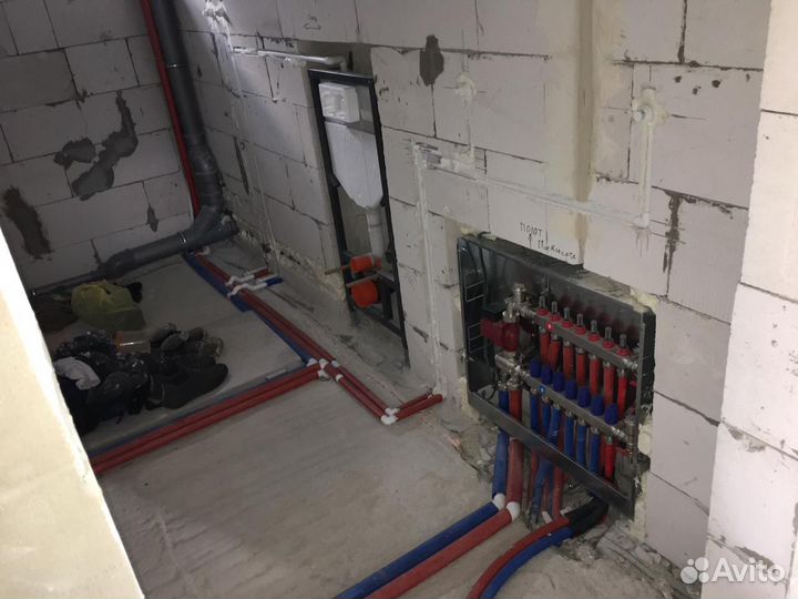 Монтаж отопления, водопровода, канализации