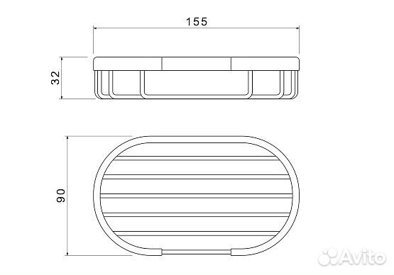 Мыльница Aquatek AQ4956MB черный