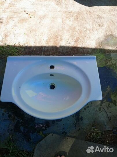 Раковина в ванную накладная бу