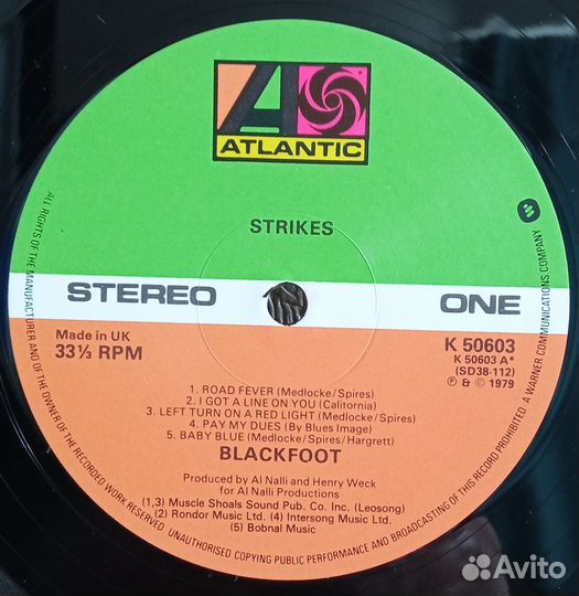 Blackfoot 1979 Strikes