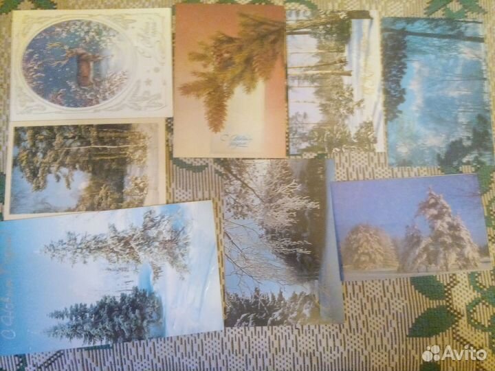 Открытки новогодние СССР