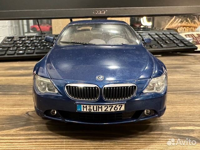 Kyosho BMW 645 coupe (08701BL) 1:18