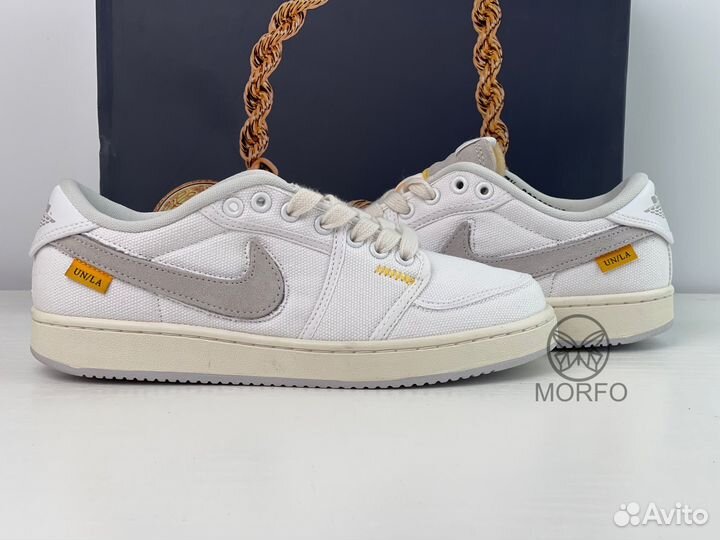 Union LA X Air Jordan 1 KO Low White Neutral Grey