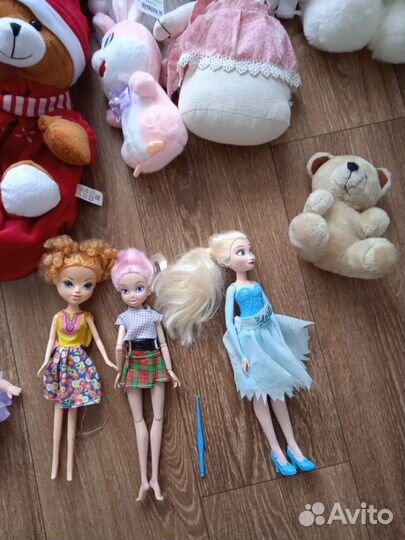 Игрушки пакетом для девочки