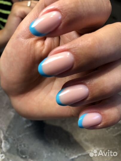 Маникюр наращивание, гипоаллеогенное покрытие