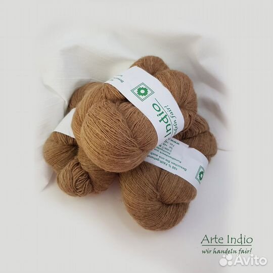 Пряжа беби альпака, натуральный цвет