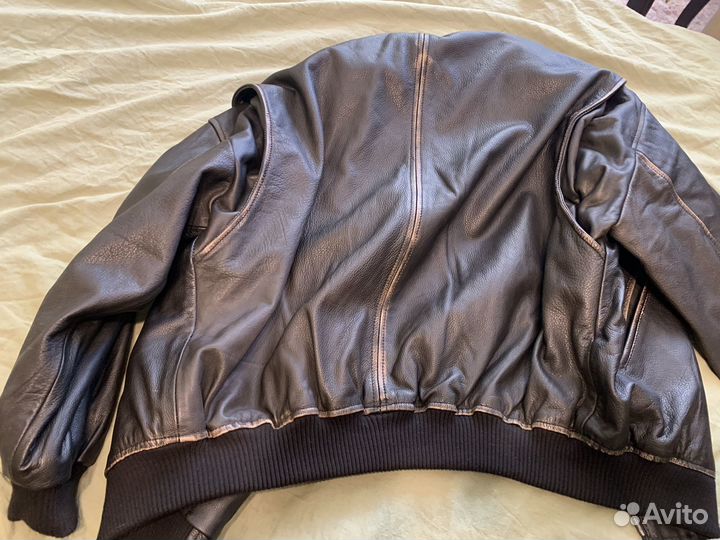 Куртка кожаная женская 46 48 новая