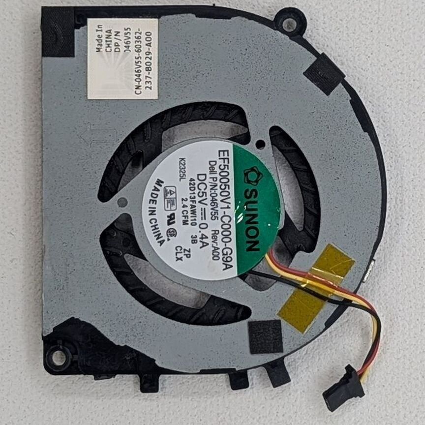 [008X6N] Вентилятор 046v55, Ef50050v1-C000-G9a, Del