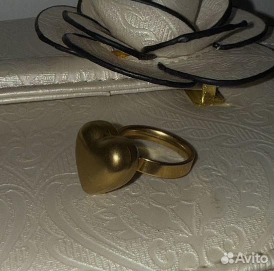 Кольцо сердце