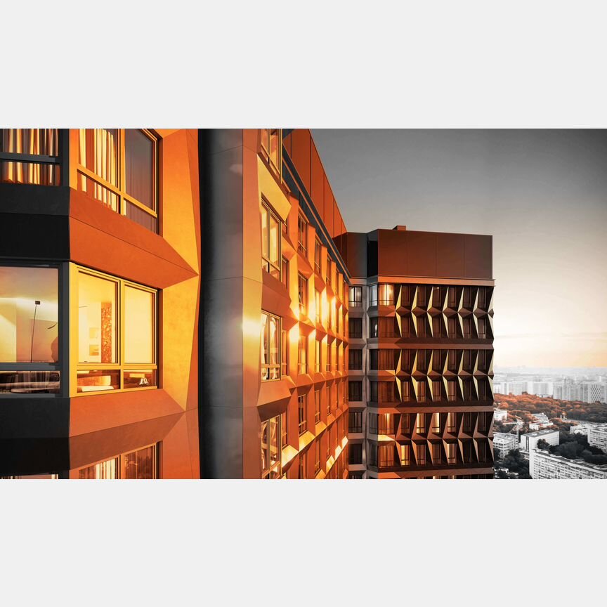 1-к. квартира, 60,8 м², 30/50 эт.