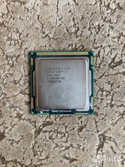 Процессор Core i7-870 / lga 1156