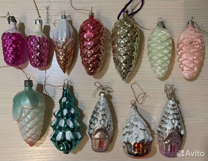 Елочные игрушки СССР, Шары Глинка