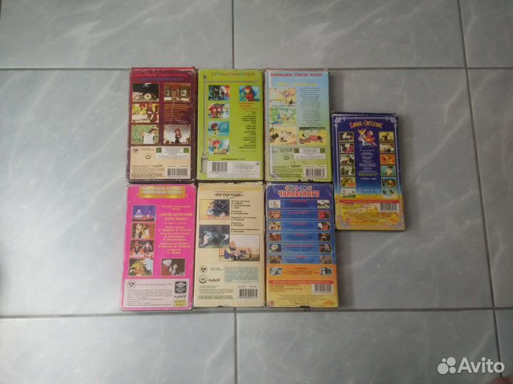 Мультфильмы СССР от союз и др Видео кассеты /VHS