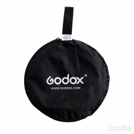 Светоотражатель Godox кругл, золото/серебро, 80 см