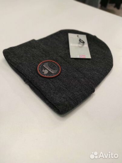 Шапка унисекс, брендовая тёплая модная шапка