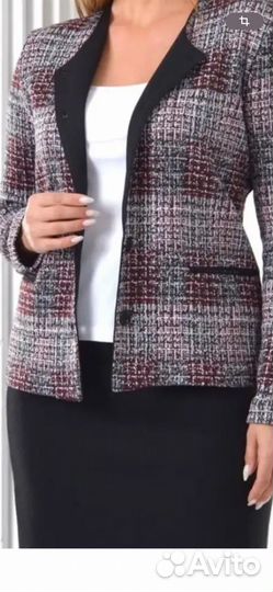 Кардиган женский в стиле шанель
