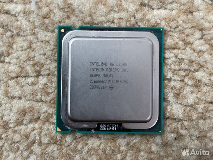 Процессор intel core tm 2 duo e7300