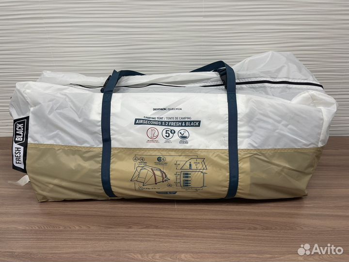 Надувная палатка Quechua Air Seconds 5.2 F&B