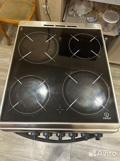 Плита электрическая indesit стеклокерамика