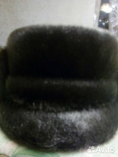 Норковая шапка мужская