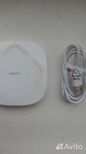 Беспроводная зарядка hama 10w