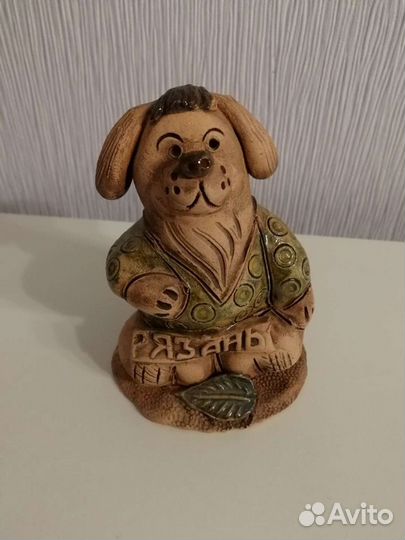 Фигурки, собачка-колокольчик