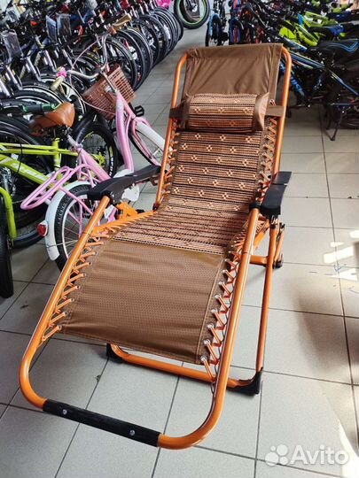 Кресло шезлонг складное