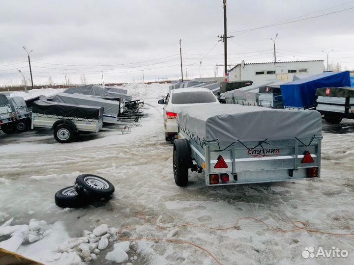 Прицеп «Спутник Про Плюс ZN» c тентом 700мм
