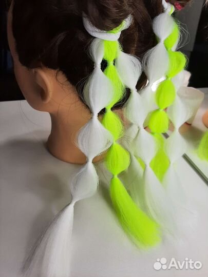 Комплект детских резинок афрорезинка для волос