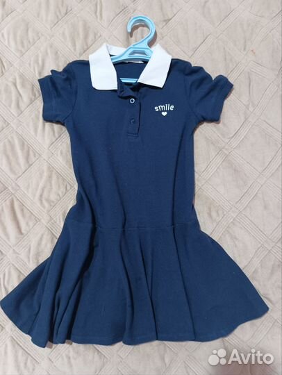Школьное платье поло