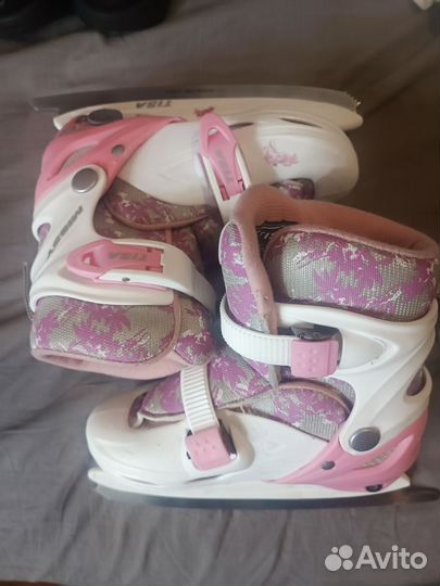 Коньки tisa для девочки 30-33 размеры