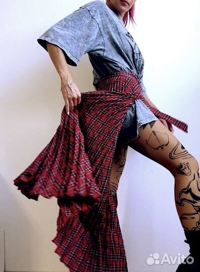 Юбка килт баска тренд