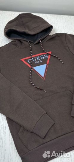 Худи guess оригинал теплые